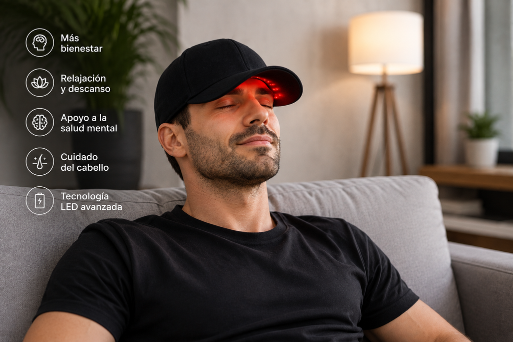 FolliRed™ | Gorro de Terapia Capilar LED para el Crecimiento del Cabello