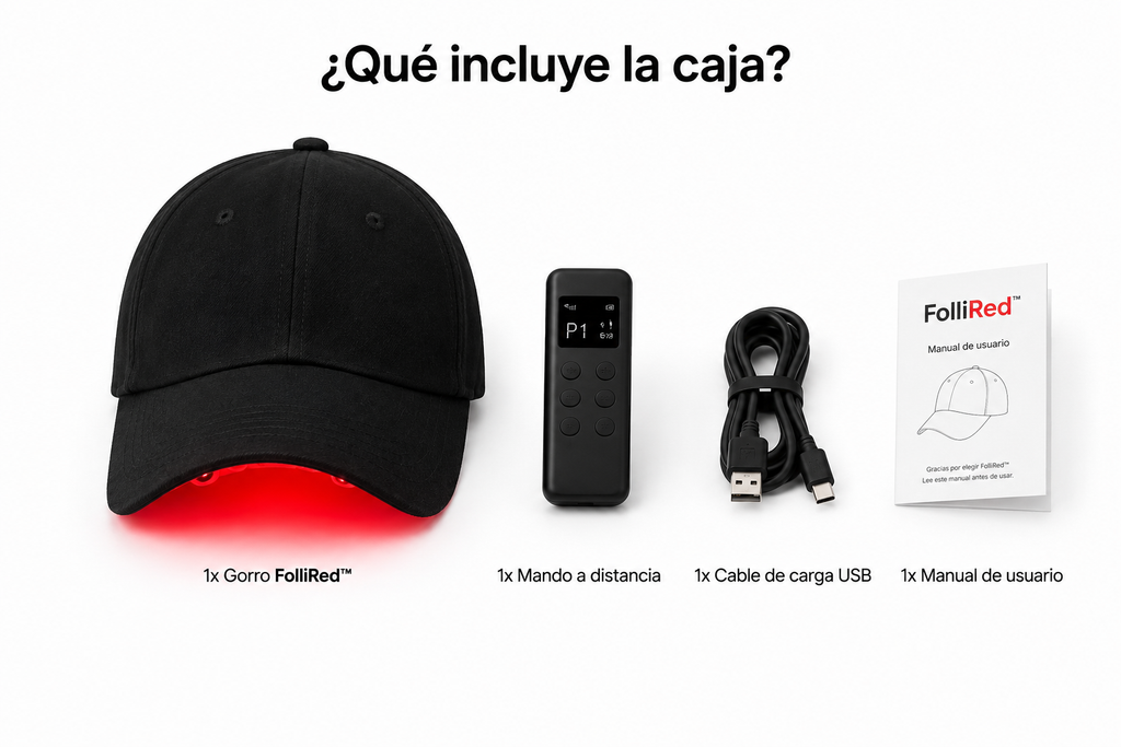 FolliRed™ | Gorro de Terapia Capilar LED para el Crecimiento del Cabello